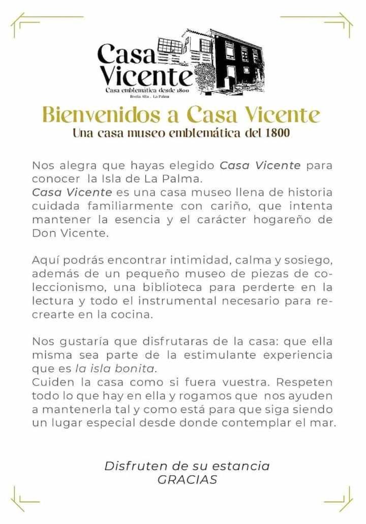 Vila Casa Vicente Vista Al Mar Y Montana Breña Alta Exteriér fotografie